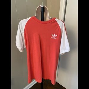 Adidas 3 Stripe T-Shirt SZ MEDIUM